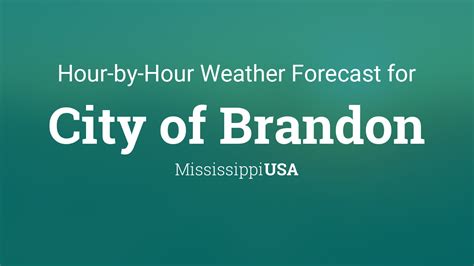 Brandon ms weather hourly - Be prepared with the most accurate 10-day forecast for Philadelphia, MS with highs, lows, chance of precipitation from The Weather Channel and Weather.com